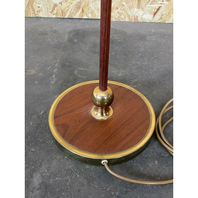 Space Age Design Teak Floor Lamp For Sale - Image 12 of 13