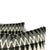 Black Gray & White Geometric Velvet Pillow Cover For Sale - Image 4 of 8