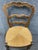 Set of 4 Antique French Provincial Ladderback Dining Chairs | Louis XV Style Rush Seat For Sale - Image 4 of 10