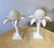 White Ceramic Palm Tree Table Lamps by Michael Andersen, 1970s, Set of 2 For Sale - Image 9 of 11