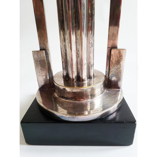 Large Art Deco Sculptural Bowl with Base, 1920s For Sale - Image 3 of 8