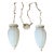 1960s Hollywood Regency Mid Century Swag Two-Light Ceiling Fixture - White Frosted Ruffled Drapery Shades For Sale