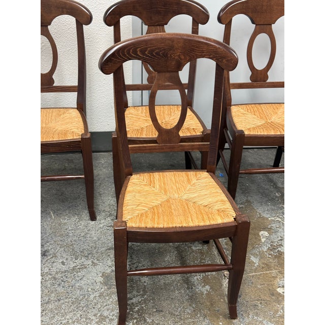 Pottery Barn Napoleon Dining Chairs, Set of Four For Sale - Image 10 of 12