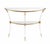A sophisticated and exceptionally elegant vintage French console table in the style of Maison Charles, embodying the...