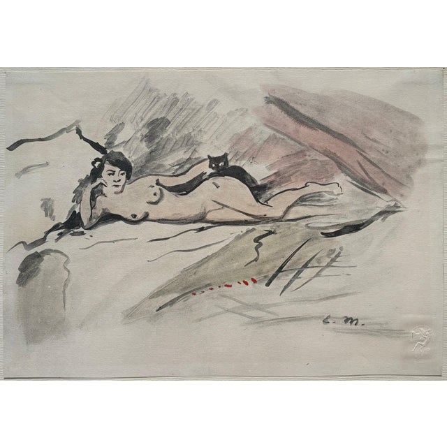 Edouard Manet, Study on Olympia (Nude), Lithograph For Sale - Image 9 of 9