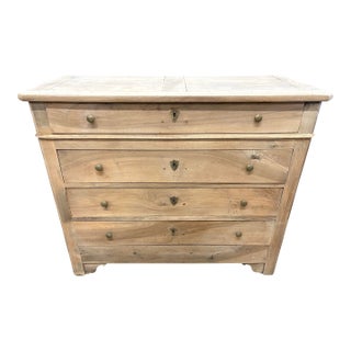 French Louis Phillipe Chest Circa 1860 Walnut Wood From South East of France For Sale