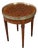 Small Marquetry Hot Water Bottle Table, 20th Century For Sale