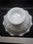 Mid-Century Modern Vintage l.e. Smith White Milk Glass Grape & Leaves Pedestal Compote C1980s Usa 10"dia For Sale - Image 3 of 4