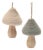Felt Fabric Mushroom Ornament (Set of 12) For Sale
