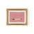 Willa Heart Angelique the Eggplant Cigarette by Willa Heart in Gold Frame, Mini Art Print For Sale - Image 4 of 4