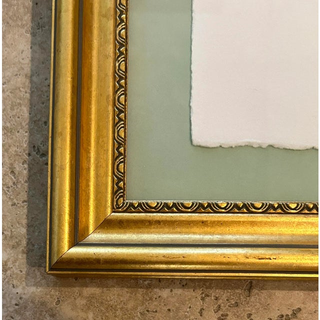 1970s Framed Hand Signed Lithograph of San Giorgio, Venice For Sale - Image 5 of 8