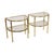 Mid-Century Modern Hollywood Regency Side Tables in Chrome and Smoked Glass, 1970s, Set of 2 For Sale - Image 3 of 18