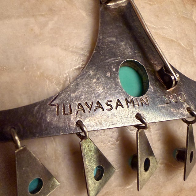 Vintage Modernist Kinetic Pendant Brooch Ecuadorian Oswaldo Guayasamín For Sale - Image 16 of 18