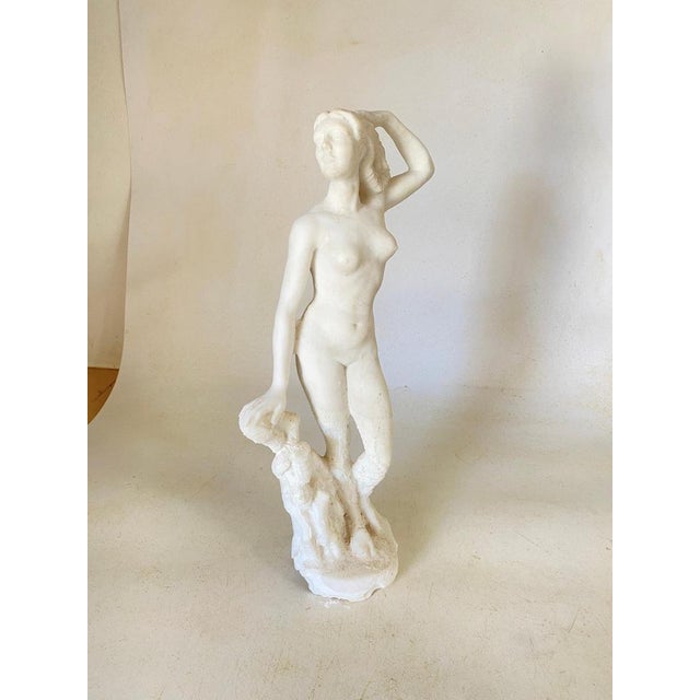 Female Figurine in Marble Powder, France, 20th Century For Sale - Image 18 of 18