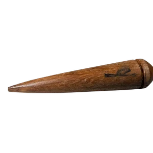 Antique Wood Fid Textile Tool Marine Rope Slicing