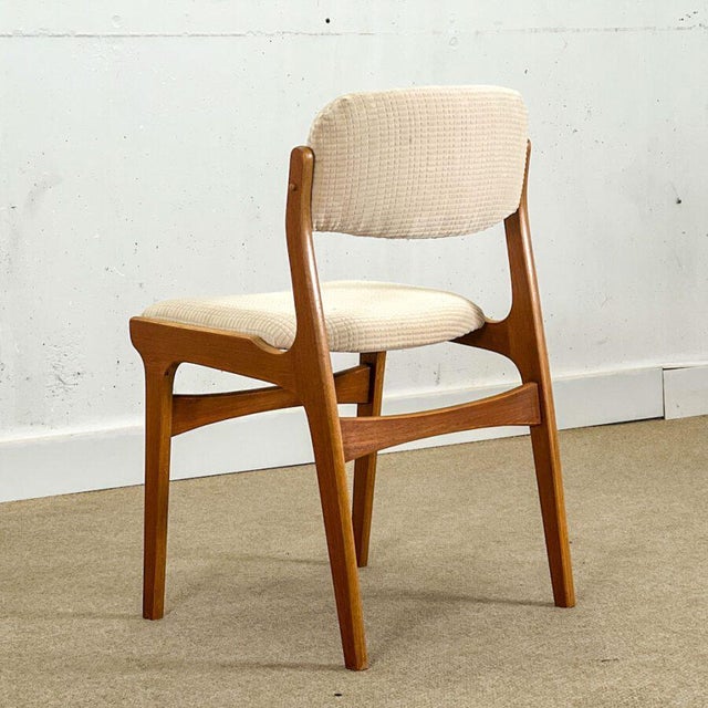 Harry Østergaard for Randers Møbelfabrik — Set of Five Mid-Century Teak Dining Chairs, Handcrafted in Denmark, Newly...