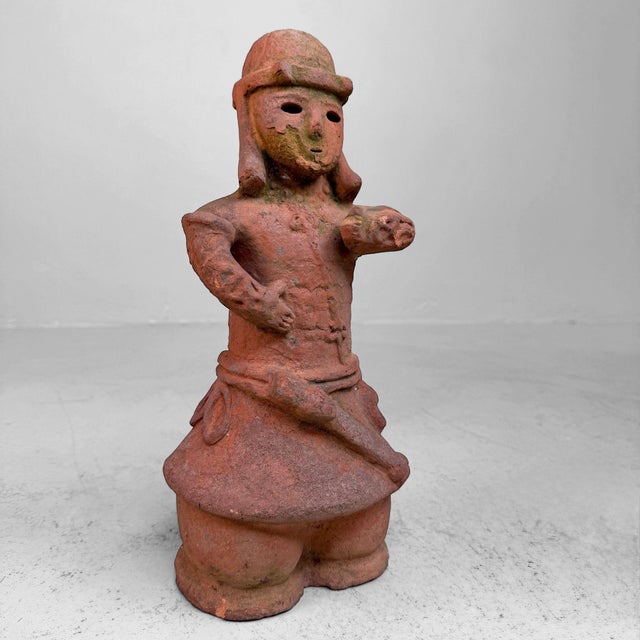 Vintage Japanese Terracotta Haniwa Sentry, 1950 For Sale - Image 13 of 13