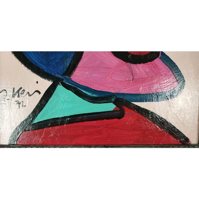 1972 Abstract Colorful Piter Keil - P. Picasso Inspired ...