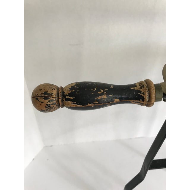 Antique Brass and Iron Fireplace Kettle Stand Chairish