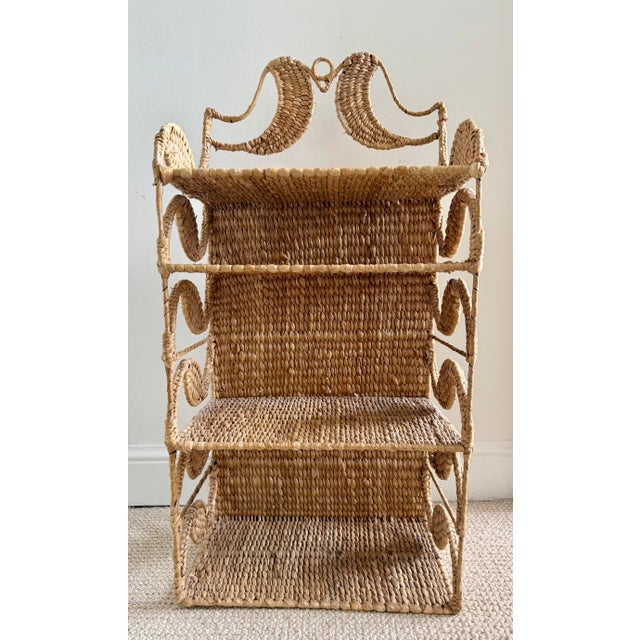 Late 20th Century Mario Lopez Torres Small Hanging Wall Etagere For Sale - Image 5 of 7