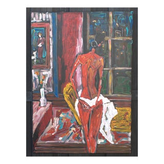 Natalia Vypritskaia, By the Window, 2026, Acrylic on Canvas For Sale