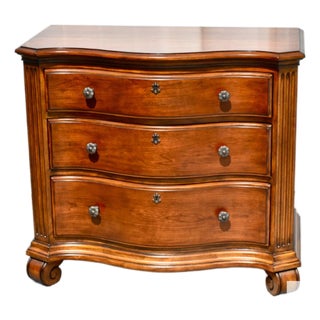 Vintage Pre-Owned Ethan Allen Tuscan Style Three Drawer Cherry Bachelors Chest For Sale