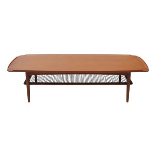 1960s Poul Jensen for Selig Teak Coffee Table For Sale