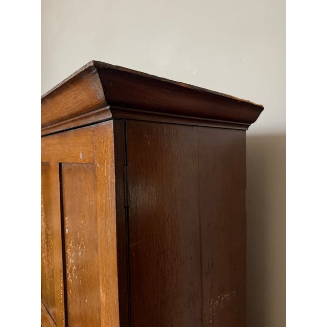 American Antique 1920s School Cupboard by the North of England School Furnishing Company For Sale - Image 3 of 12
