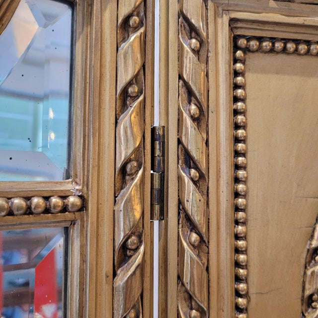 Napoleon III Screen in Goldenwood, France, 1890s For Sale - Image 10 of 18