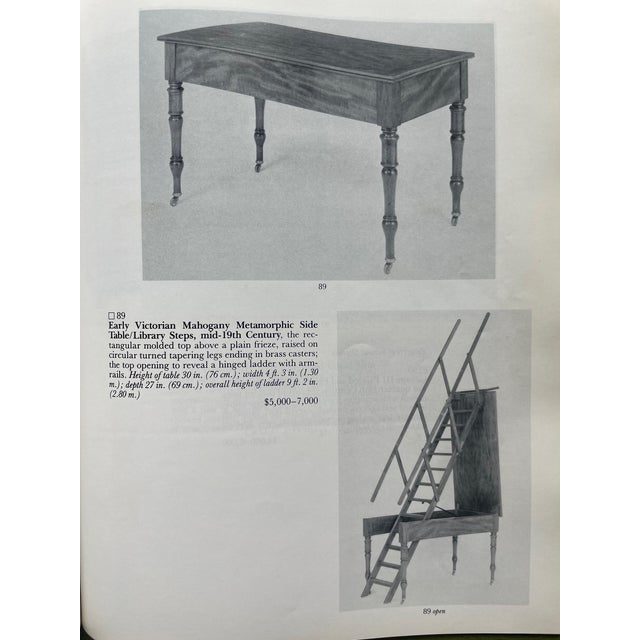 Antique English Metamorphic Library Steps Table For Sale In Buffalo - Image 6 of 7