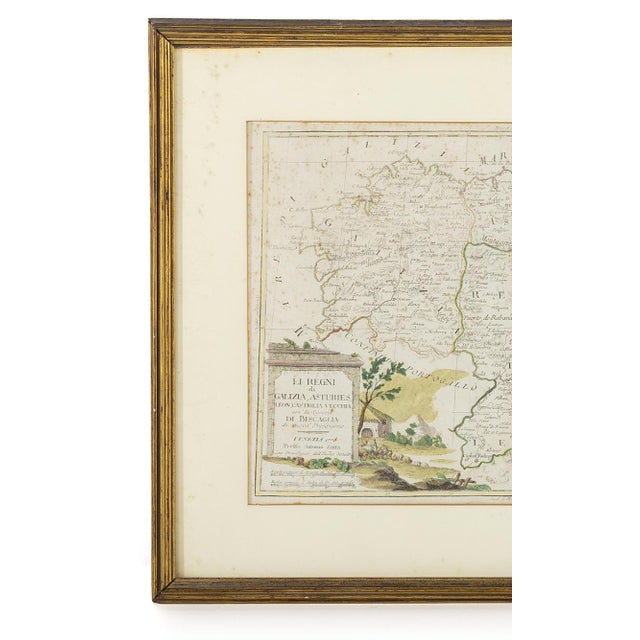 Map The Kingdoms of Galicia with Asturies and Leon For Sale - Image 3 of 8