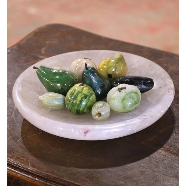 Bring a sophisticated touch of Italian craftsmanship to a tabletop or kitchen display with this charming set of ten hand-...
