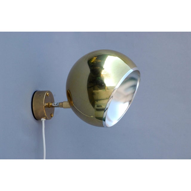 An elegant model 299 wall lamp, designed by hans-agne jakobsson and produced by lilux belysning ab, stockholm, sweden,...