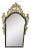 Italian Baroque Stye Giltwood and Ebonized Mirror For Sale