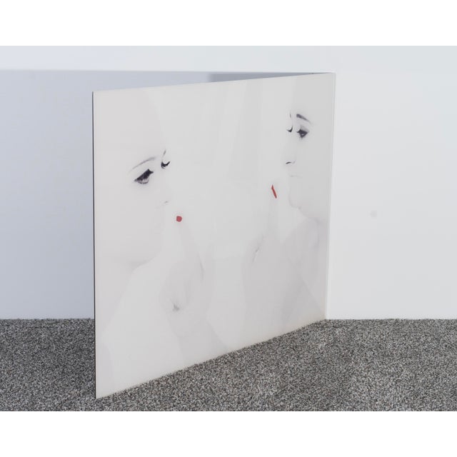 Contemporary "Devotion in Red", 2002, Original Artwork by Spanish Artist Begoña Montalbán 3/3, Photograph on Aluminum, 23.5 X 29.5 Inches. For Sale - Image 3 of 5