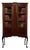 Early 20th Century Antique English Mahogany Glazed Display Cabinet For Sale