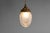 Pendant light with copper fitting and cut glass bowl. Re-wired and tested. Circa 1900. Up to 250V (Europe/UK Standard).The...