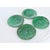 Green French 19th Century Set of Four Gien Majolica Leaf Plates For Sale - Image 8 of 12