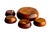 Dansk Mid 20th Century Hand-Turned Teak Wood Bowls, 5 Pieces For Sale - Image 4 of 16