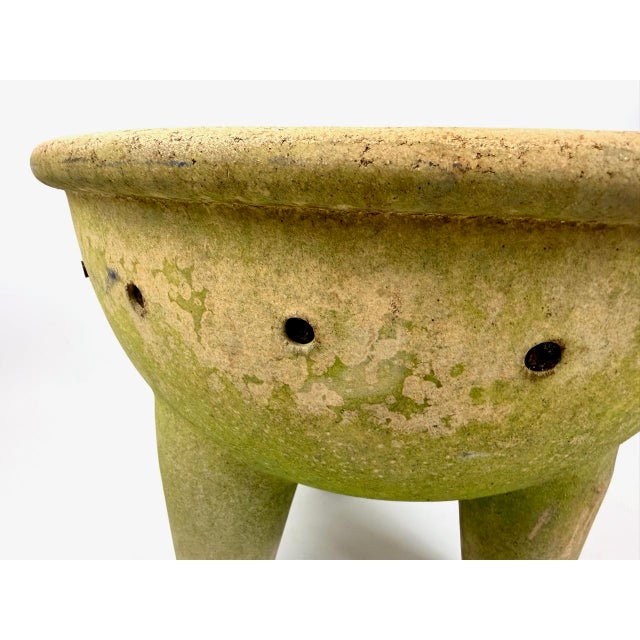 Mid-Century Modern Large Mid-Century Sandstone Garden Planter, 1950s For Sale - Image 3 of 15