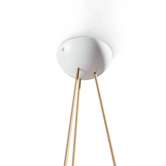 Disderot Michel Mortier M4 Suspension Lamp in White for Disderot For Sale - Image 4 of 10