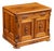 Antique Carved Wooden Lowboy Storage Cabinet For Sale