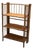 Vintage Boho Chic Folding Rattan and Bamboo Wall Unit, 1960s For Sale