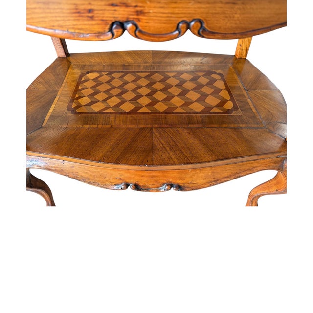18th Century Louis XV Tiered Marquetry Table For Sale In Atlanta - Image 6 of 8