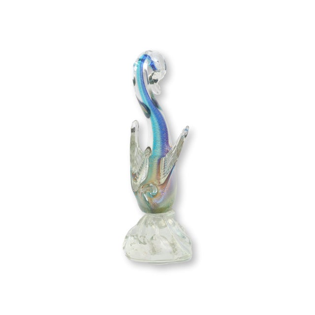 Traditional Italian Murano Glass Swan For Sale - Image 3 of 5