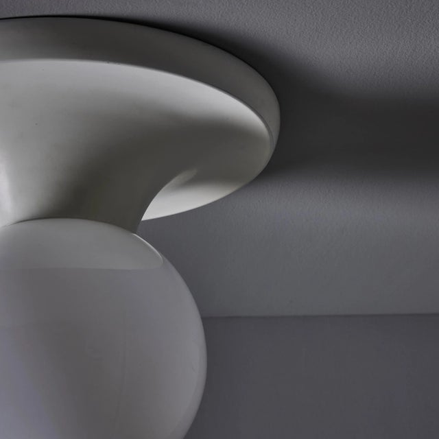 White 1960s Flos Achille and Pier Giacomo Castiglioni White 'Light Ball' Ceiling Lamp For Sale - Image 8 of 13