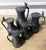 Five AntiqueFrench Pewter Tankards With Acorn Thumb Piece For Sale - Image 4 of 10