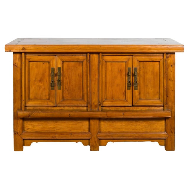 Antique Chinese Double Door Console Cabinet For Sale - Image 13 of 13