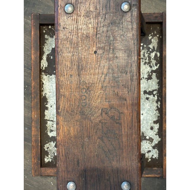 Antique Rolling Footstool For Sale - Image 4 of 5