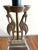 Early 20th Century Empire-Style Bronze Tall Table Lamp With Heron Bird and Glass Base For Sale - Image 5 of 10